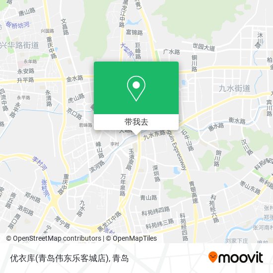 优衣库(青岛伟东乐客城店)地图