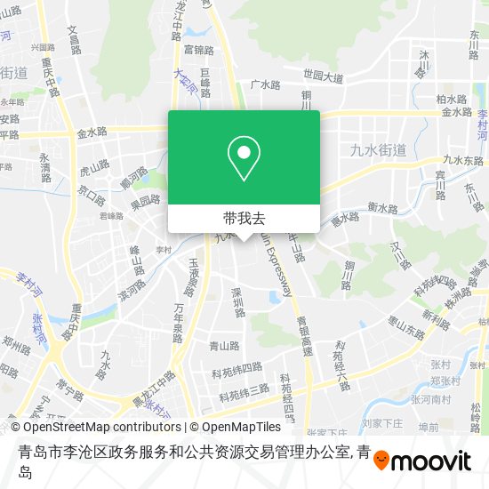 青岛市李沧区政务服务和公共资源交易管理办公室地图
