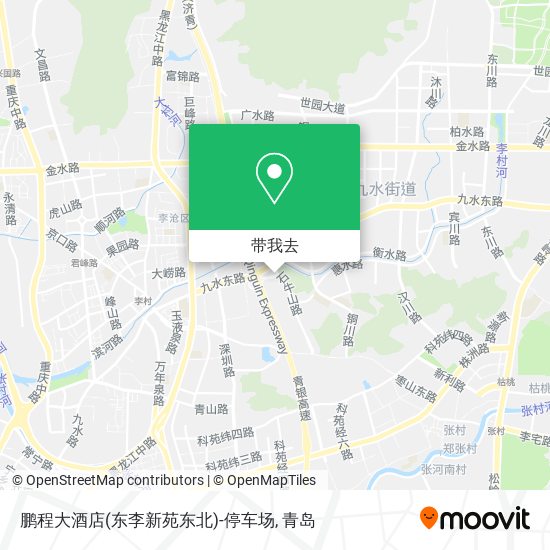 鹏程大酒店(东李新苑东北)-停车场地图