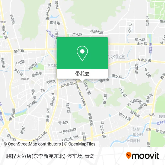 鹏程大酒店(东李新苑东北)-停车场地图