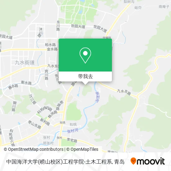 中国海洋大学(崂山校区)工程学院-土木工程系地图