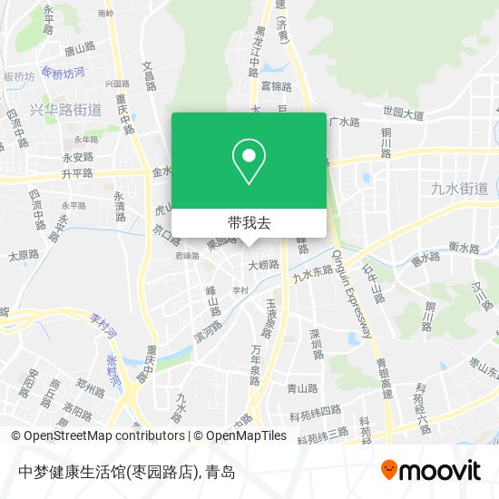 中梦健康生活馆(枣园路店)地图
