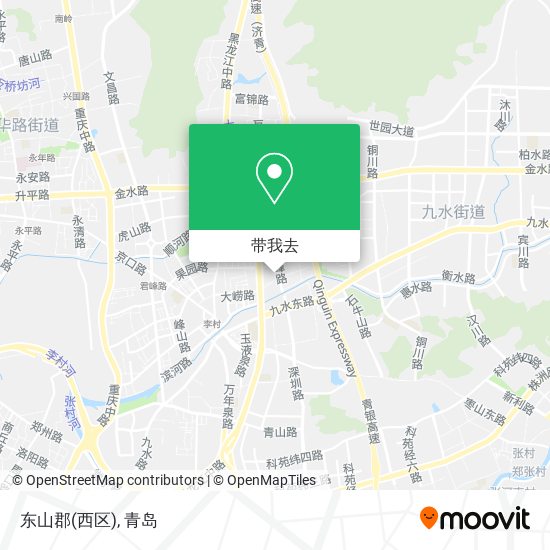 东山郡(西区)地图