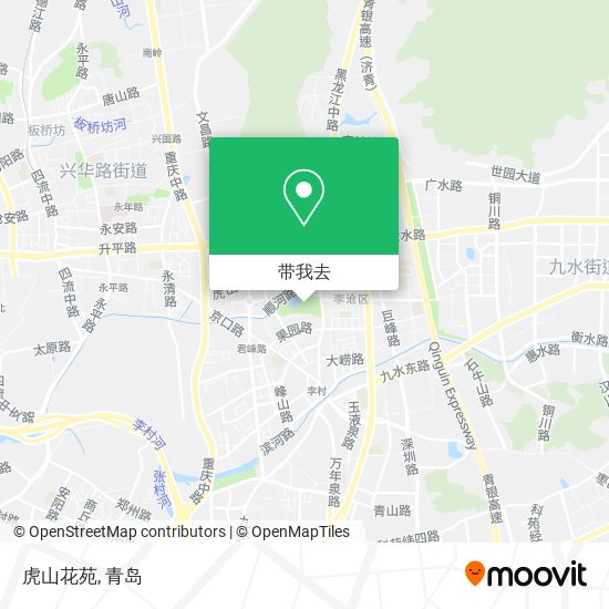 虎山花苑地图