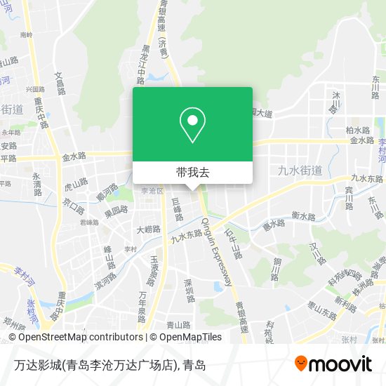 万达影城(青岛李沧万达广场店)地图