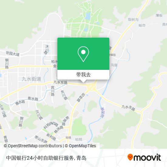 中国银行24小时自助银行服务地图