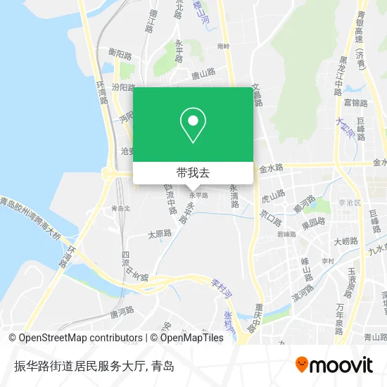 振华路街道居民服务大厅地图