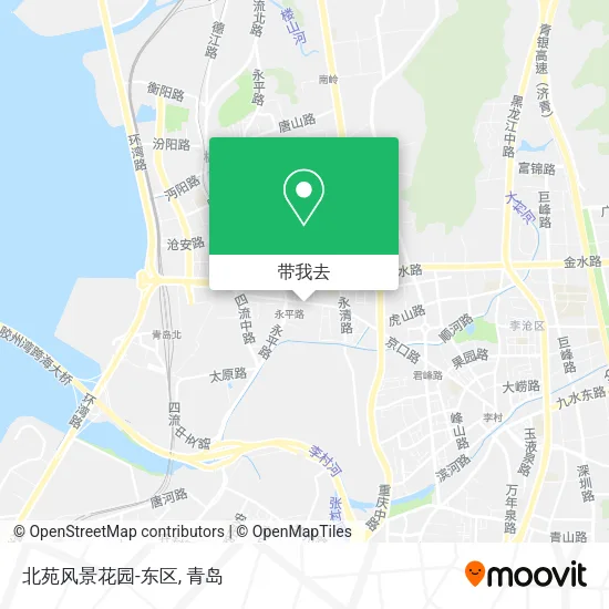 北苑风景花园-东区地图