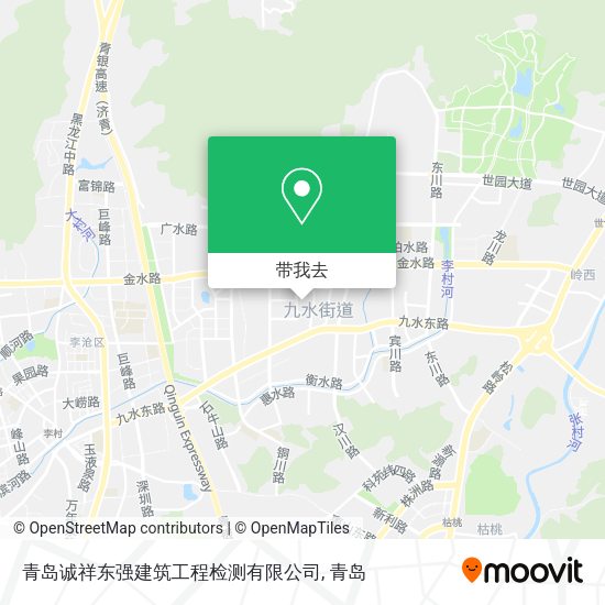 青岛诚祥东强建筑工程检测有限公司地图