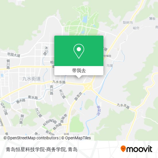 青岛恒星科技学院-商务学院地图
