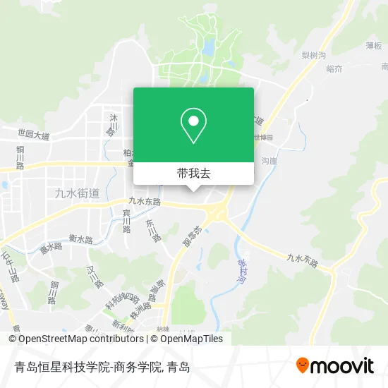 青岛恒星科技学院-商务学院地图