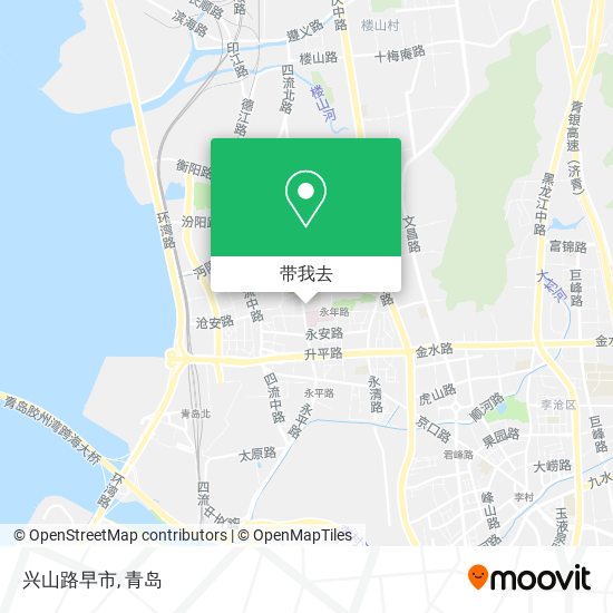 兴山路早市地图