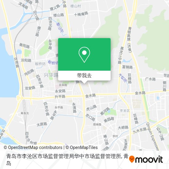 青岛市李沧区市场监督管理局华中市场监督管理所地图