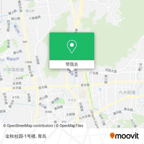 金秋桂园-1号楼地图