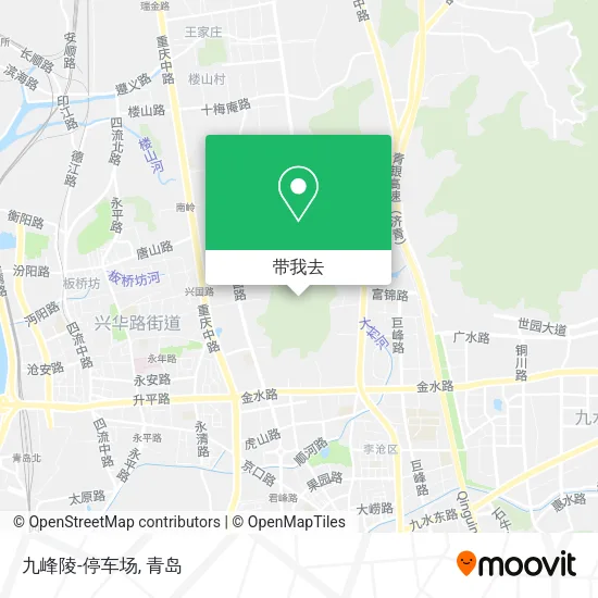 九峰陵-停车场地图