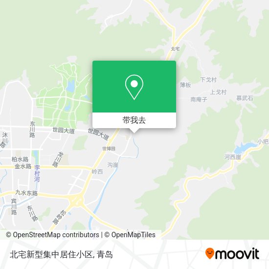 北宅新型集中居住小区地图