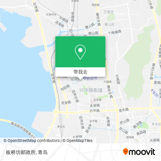 板桥坊邮政所地图