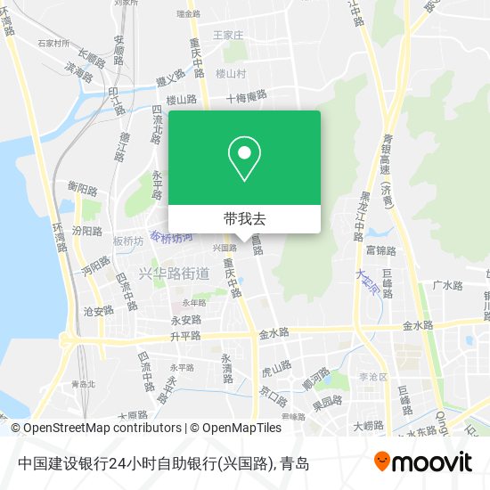 中国建设银行24小时自助银行(兴国路)地图