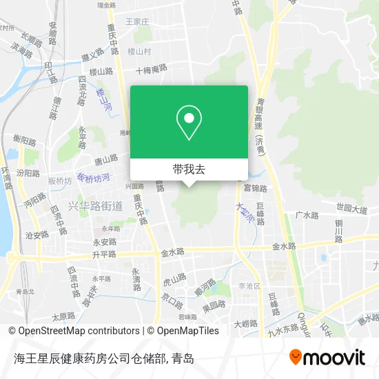 海王星辰健康药房公司仓储部地图