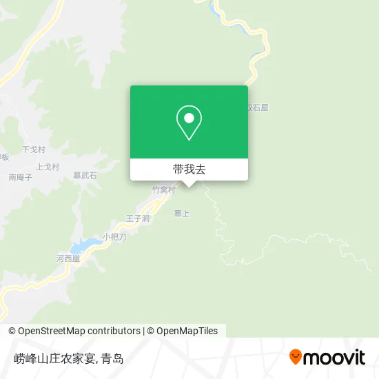 崂峰山庄农家宴地图