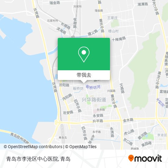 青岛市李沧区中心医院地图