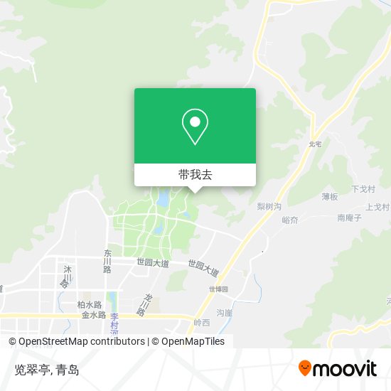 览翠亭地图
