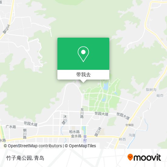 竹子庵公园地图
