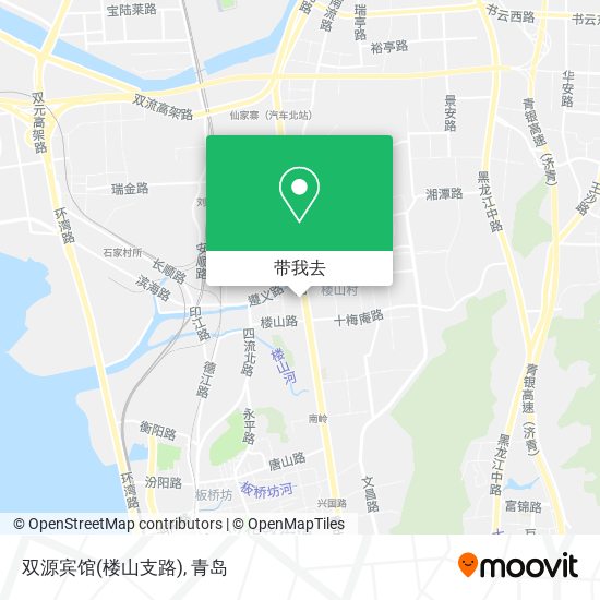 双源宾馆(楼山支路)地图