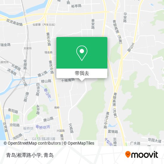 青岛湘潭路小学地图