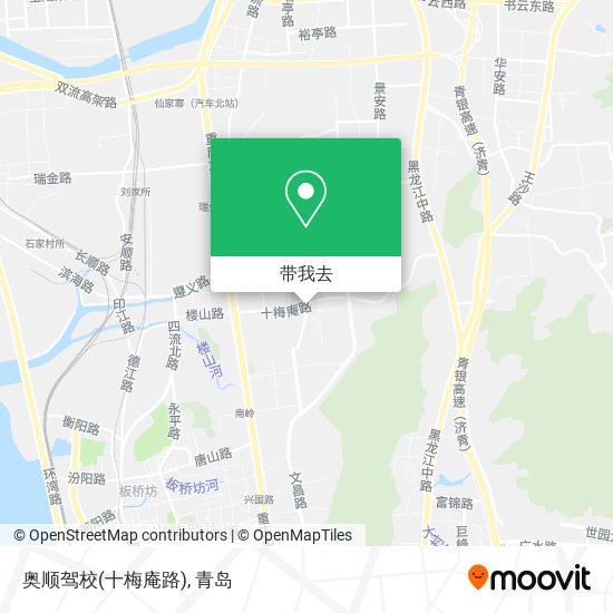 奥顺驾校(十梅庵路)地图