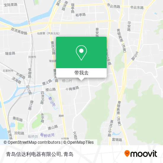 青岛信达利电器有限公司地图