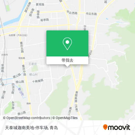 天泰城迦南美地-停车场地图