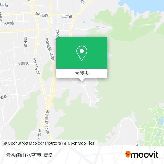 云头崮山水茶苑地图