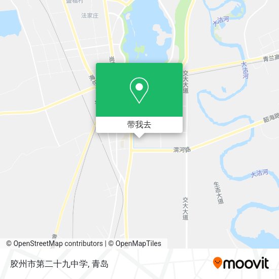 胶州市第二十九中学地图