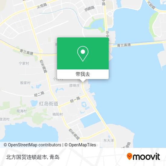 北方国贸连锁超市地图