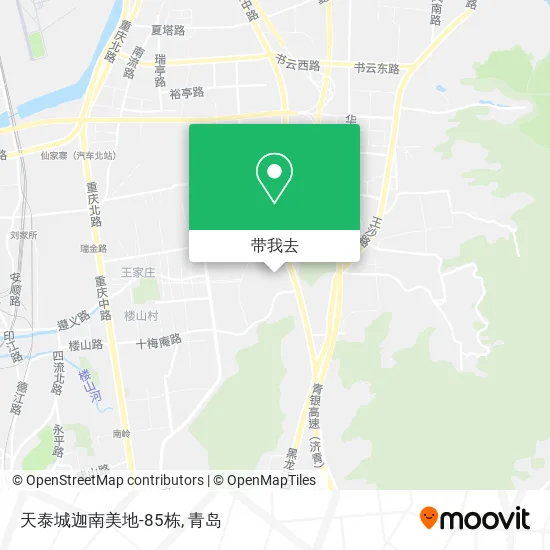 天泰城迦南美地-85栋地图