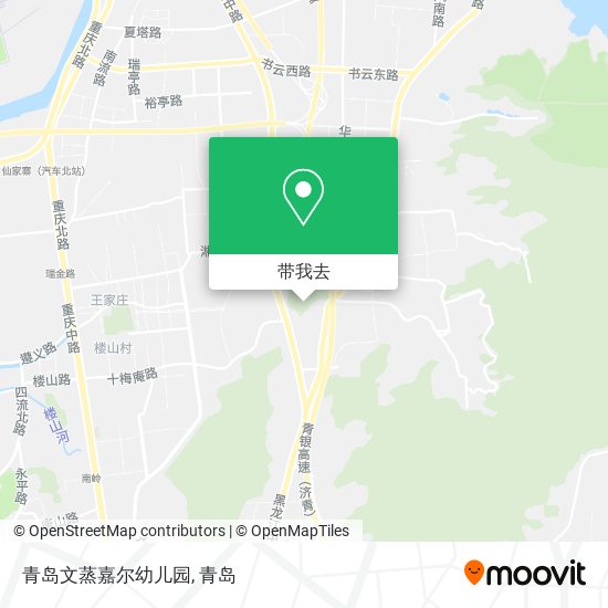 青岛文蒸嘉尔幼儿园地图