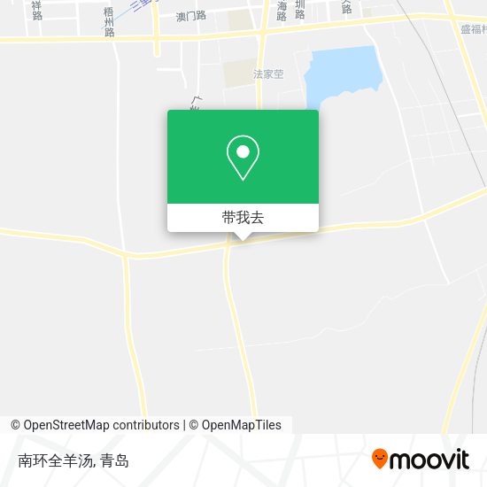 南环全羊汤地图