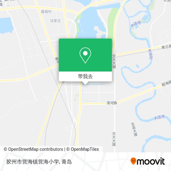 胶州市营海镇营海小学地图