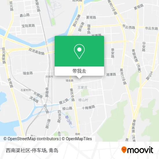 西南渠社区-停车场地图