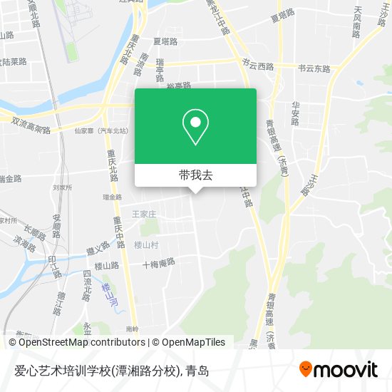 爱心艺术培训学校(潭湘路分校)地图