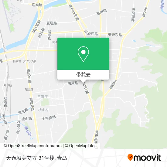 天泰城美立方-31号楼地图