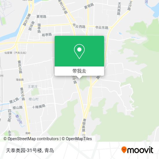 天泰奥园-31号楼地图