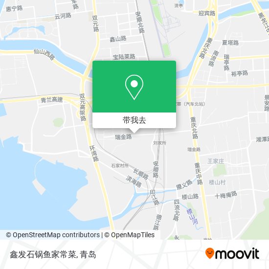 鑫发石锅鱼家常菜地图