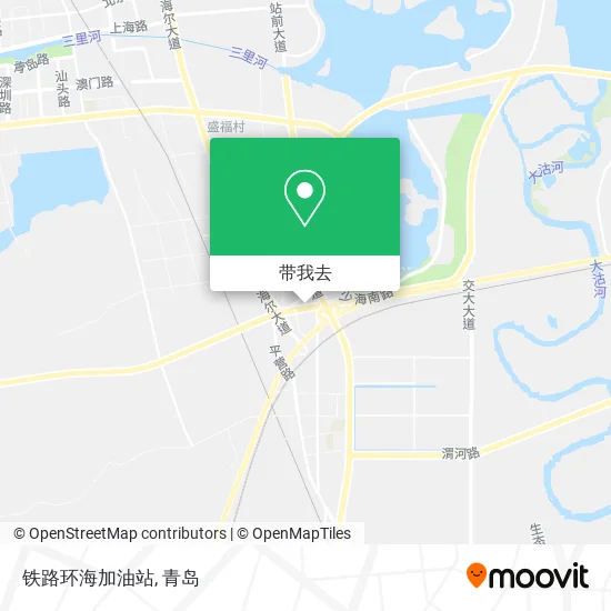 铁路环海加油站地图