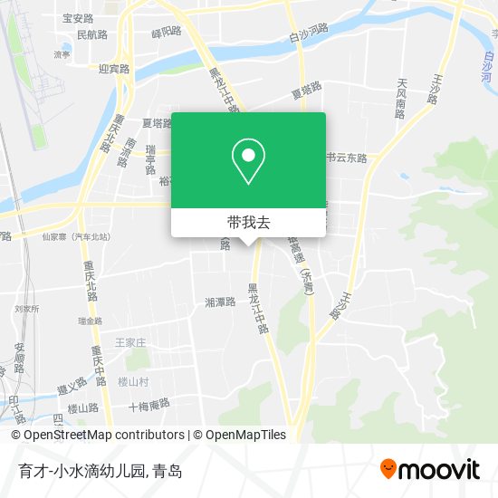 育才-小水滴幼儿园地图