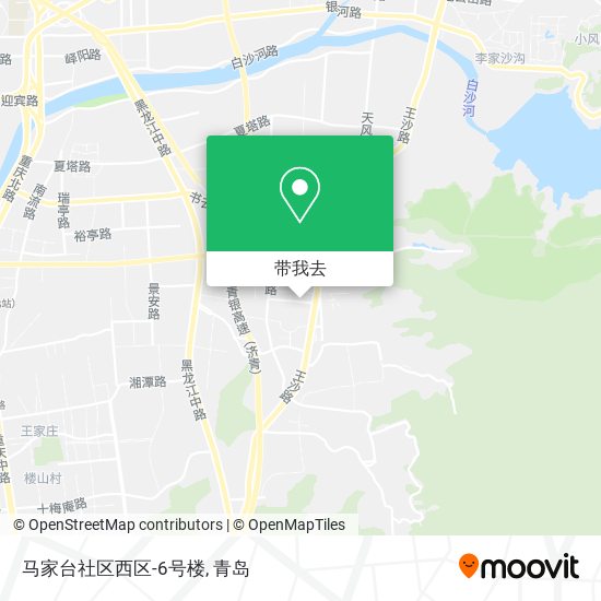 马家台社区西区-6号楼地图