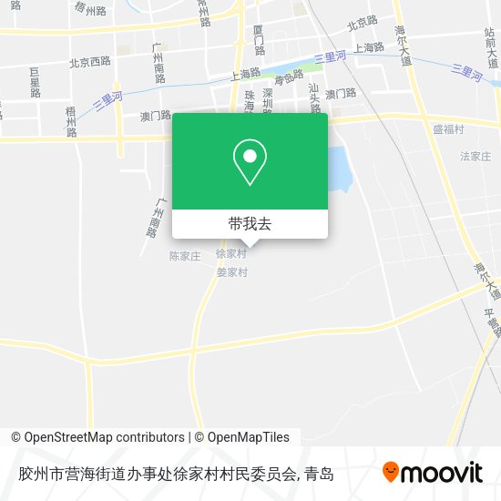 胶州市营海街道办事处徐家村村民委员会地图