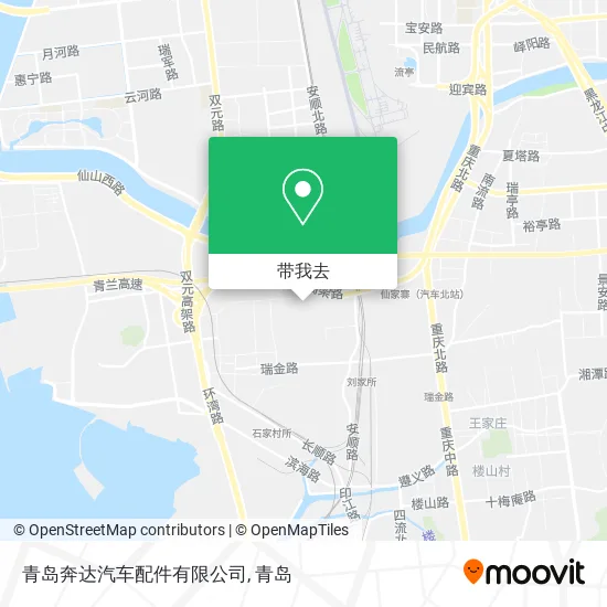 青岛奔达汽车配件有限公司地图