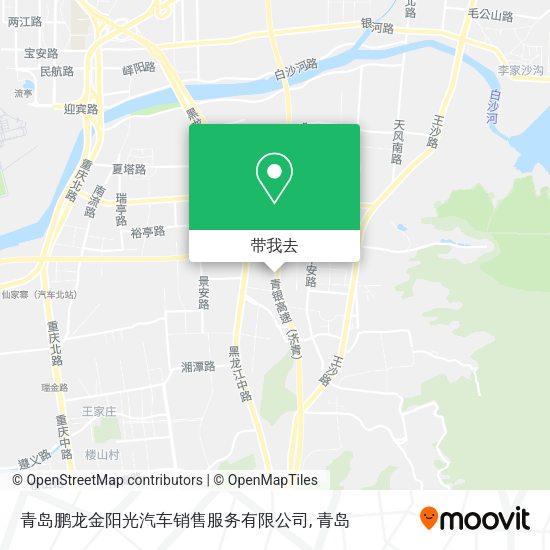 青岛鹏龙金阳光汽车销售服务有限公司地图